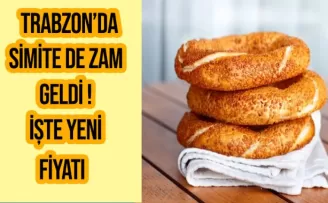 Trabzon’da simite de zam geldi! İşte yeni fiyatı