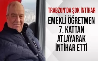 Trabzon'da şok olay! 7. kattan atlayarak intihar etti