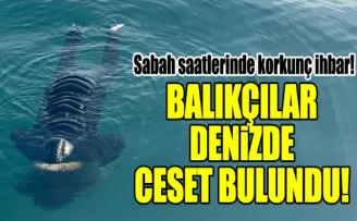Trabzon’da şok olay! Deniz üzerinde cansız beden!