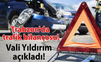 Trabzon’da trafik bilançosu! 