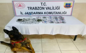 Trabzon'daki uyuşturucu operasyonunda 2 kişi yakalandı