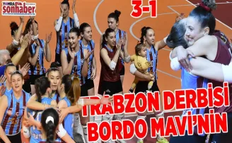 TRABZON DERBİSİ BORDO MAVİ’NİN