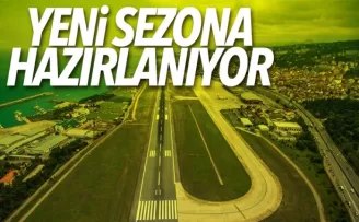 Trabzon Havalimanı'nda yeni turizm sezonu için hazırlık çalışmaları başladı