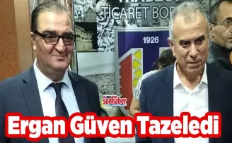Trabzon Ticaret Borsası’nda seçim heyecanı! Eyyüp Ergan Güven tazeledi