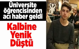 Trabzonlu üniversite öğrencisinden acı haber! Kalbine yenik düştü