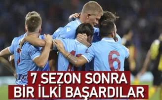 Trabzonspor 7 sezon sonra ilki başardı