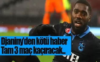 Trabzonspor'a Djaniny şoku...