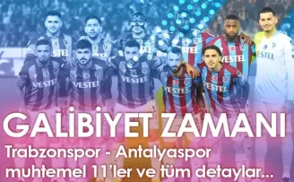 Trabzonspor Antalyaspor maçı saat kaçta hangi kanalda?
