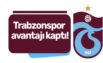 Trabzonspor avantajı kaptı!