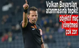 Trabzonspor - Beşiktaş maçına Volkan Bayarslan atanmasına tepki!