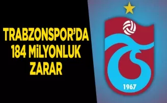 Trabzonspor ’da 184 milyonluk zarar!