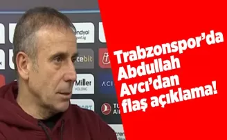 Trabzonspor’da Abdullah Avcı’dan flaş açıklama! Umarım tedavisini yaparak..