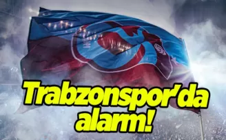 Trabzonspor’da alarm!