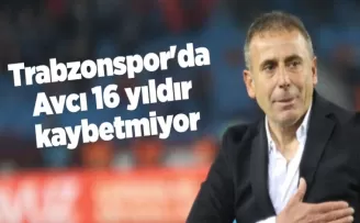 Trabzonspor’da Avcı 16 yıldır kaybetmiyor