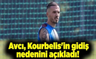 Trabzonspor’da Avcı, Kourbelis’in gidiş nedenini açıkladı! 