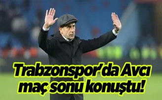 Trabzonspor’da Avcı maç sonu konuştu! “Eminim memnun kalmışlardır...“