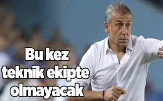 Trabzonspor’da Avcı’nın sağ koluydu! Bu kez teknik ekipte olmayacak