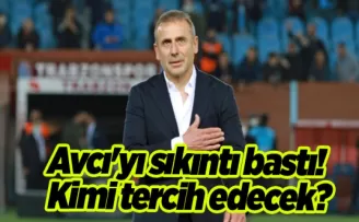 Trabzonspor’da Avcı’yı sıkıntı bastı! Kimi tercih edecek?