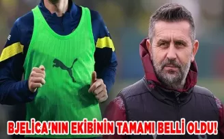 Trabzonspor’da Bjelica’nın ekibinin tamamı belli oldu! İşte o isimler