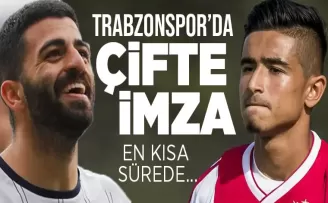 Trabzonspor'da çifte imza... Naci Ünüvar ve Umut Bozok!