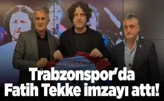 Trabzonspor’da Fatih Tekke imzayı attı! “Duymak istediklerinizi değil...“