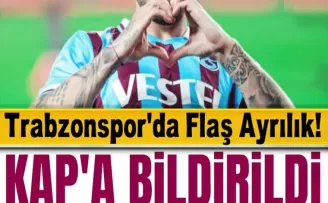 Trabzonspor’da Flaş Ayrılık! Fountas Sözleşmesi Feshedildi