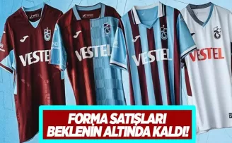 Trabzonspor’da forma satışları beklentilerin altında kaldı