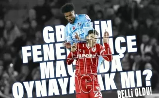Trabzonspor'da Gbamin, Fenerbahçe maçında oynayabilecek mi?