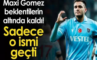 Trabzonspor’da Gomez beklentilerin altında kaldı! Sadece o ismi geçti