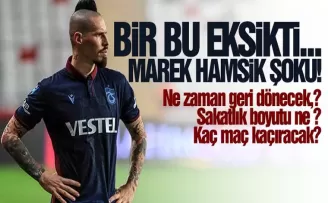 Trabzonspor'da Hamsik şoku! Ne zaman geri dönecek, son durum ne?