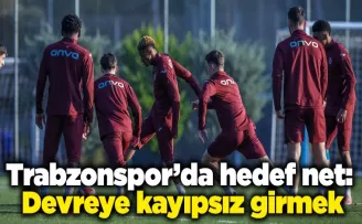 Trabzonspor’da hedef net: Devreye kayıpsız girmek