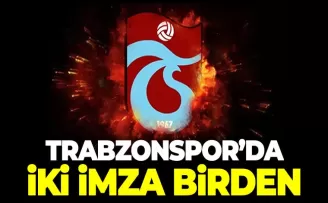 Trabzonspor'da iki imza birden