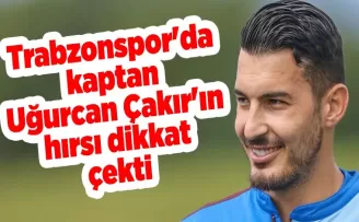 Trabzonspor’da kaptan Uğurcan Çakır’ın hırsı dikkat çekti