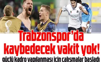 Trabzonspor’da kaybedecek vakit yok!