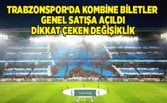 Trabzonspor’da kombineler satışa çıktı! İşte fiyatlar dikkat çeken değişiklik