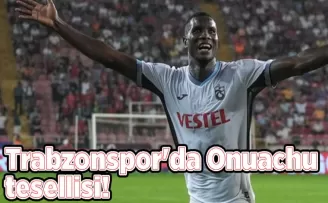Trabzonspor’da Onuachu tesellisi!
