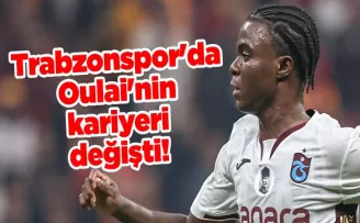 Trabzonspor’da Oulai’nin kariyeri değişti!