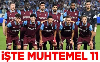 Trabzonspor’da rakip Rapid Wien! İşte muhtemel 11