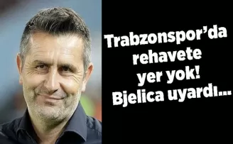 Trabzonspor’da rehavete yer yok! Bjelica uyardı…