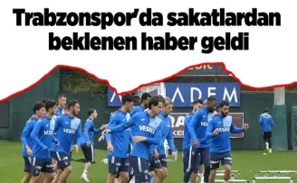 Trabzonspor’da sakatlardan beklenen haber geldi