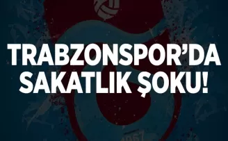 Trabzonspor’da sakatlık şoku! Açıklama geldi
