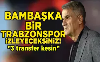 Trabzonspor’da Şenol Güneş’ten büyük plan: “3 transfer kesin!”