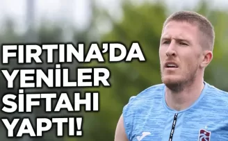 Trabzonspor’da yeni transferler antrenmanda!