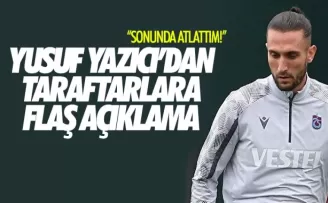 Trabzonspor’da Yusuf Yazıcı’dan dikkat çeken açıklama
