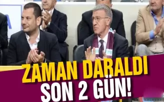Trabzonspor’da zaman daraldı! Son 2 gün