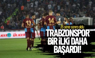 Trabzonspor'dan 35 yıl sonra bir ilk!