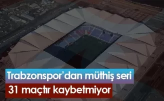 Trabzonspor'dan evinde müthiş seri