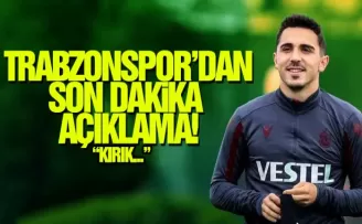 Trabzonspor'dan flaş Abdülkadir Ömür açıklaması...