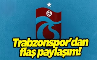 Trabzonspor’dan flaş paylaşım! “Bizde kimsenin hesabı kalmaz!“