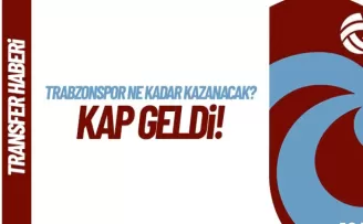 Trabzonspor'dan KAP geldi